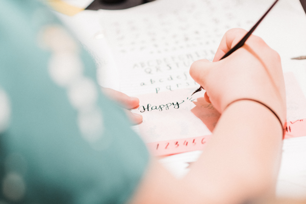 Modern Calligraphy for Beginners at La Bomboniera Upper East Side
