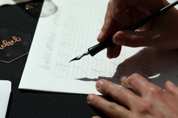 Modern Calligraphy & Pumpkin Lettering for Beginners at Dory’s Cafe • Grill • Shop