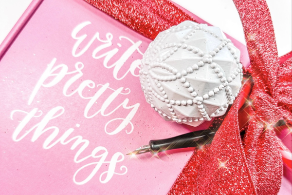 Winter Modern Calligraphy for Beginners with Acrylic Place Card Ornament at Uncommon Path Brewing in Ft. Lauderdale