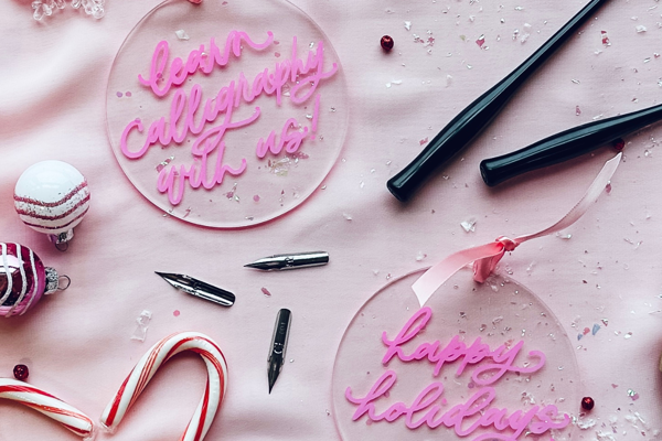Holiday Modern Calligraphy for Beginners at Yuengling Draft Haus