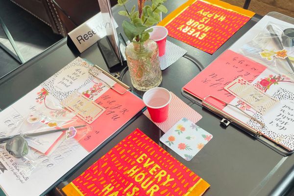 Modern Calligraphy for Beginners at La Gelatteria