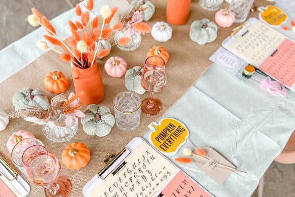 Modern Calligraphy & Tablescape Lettering for Beginners at Caboose Commons