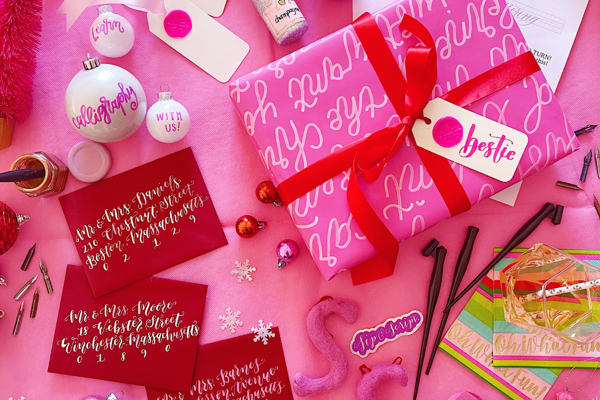 Modern Calligraphy, Gift Tag Lettering & Envelope Addressing for Beginners at Caboose Commons