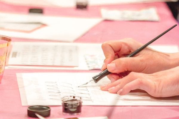 Modern Calligraphy for Beginners at Ever After Wine