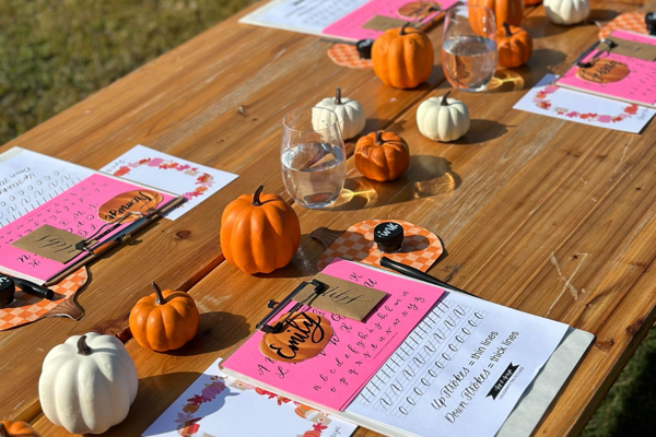Modern Calligraphy & Pumpkin Lettering for Beginners at Keppel & Kismet!