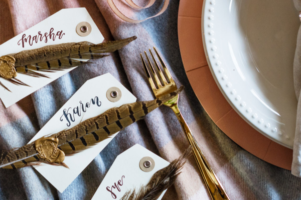 Modern Calligraphy & Placecard Lettering for Beginners at Halcyon