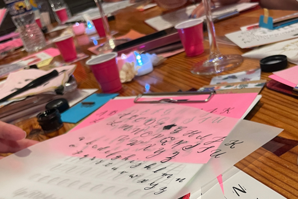 Modern Calligraphy for Beginners at Sandbox Brewhouse