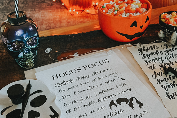 Hocus Pocus Themed Modern Calligraphy for Beginners @ Breckenridge Brewery - Littleton