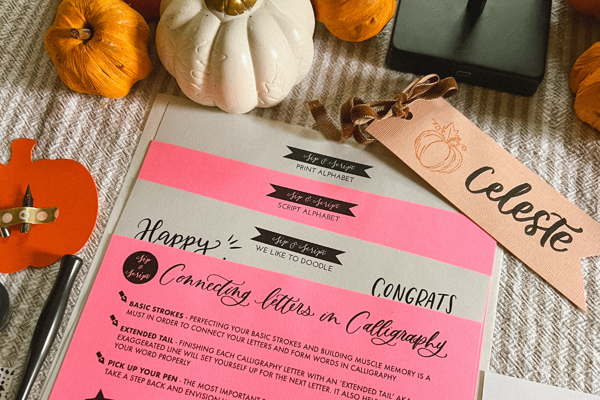 Modern Calligraphy & Pumpkin Lettering for Beginners at Oak Cliff Brewing Co
