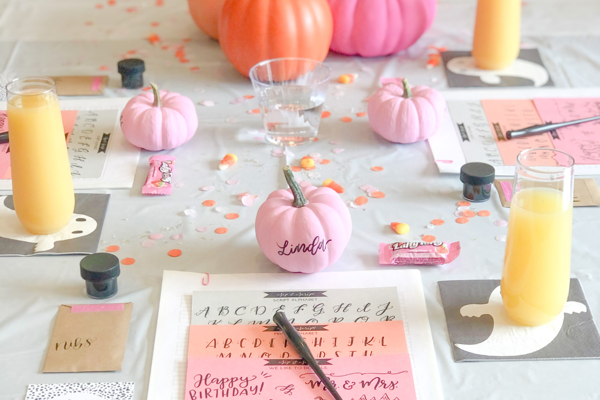 Modern Calligraphy and Pumpkin Lettering for Beginners at Locavino