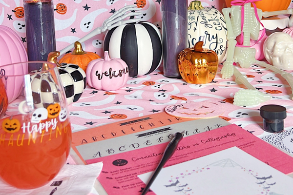 Modern Calligraphy & Pumpkin Lettering for Beginners at Commas Food Hall