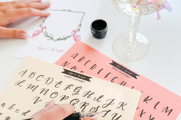 Modern Calligraphy for Beginners at Conshohocken Brewing Co- KOP!