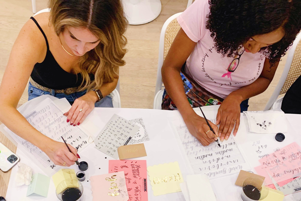 Modern Calligraphy for Beginners at Stove and Tap West Chester