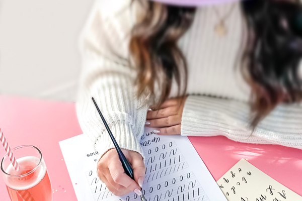Modern Calligraphy for Beginners at Conshohocken Brewing Co- KOP!