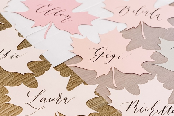 Modern Calligraphy & Holiday Place Card Lettering for Beginners at Mystical Blossoms Gift Shop & Tea Bar