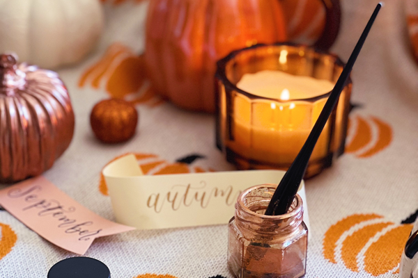 Modern Calligraphy and Pumpkin Lettering for Beginners at Locavino