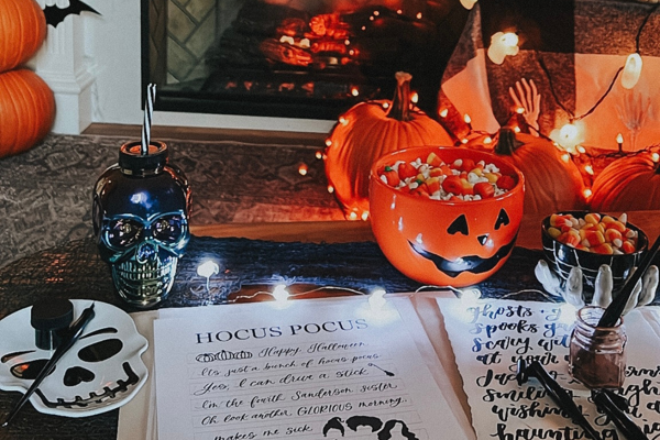 Hocus Pocus Modern Calligraphy for Beginners at Spindletap Brewery