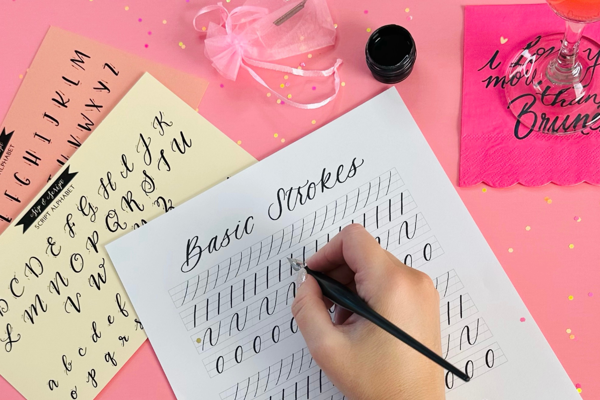 Modern Calligraphy for Beginners @ Out the Road in SF!