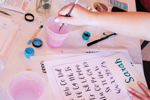 Brush Lettering & Pumpkin Lettering for Beginners at ZincHouse Winery & Brewery 21+