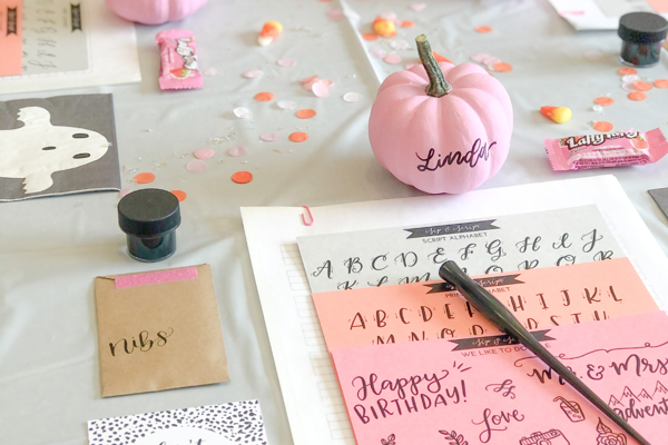 Modern Calligraphy & Pumpkin Lettering for Beginners at Casanel Vineyards & Winery