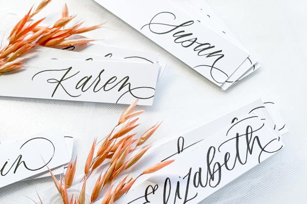 Modern Calligraphy and Thanksgiving Place Card Lettering for Beginners at LIT bookbar