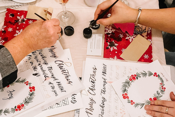 Modern Calligraphy and Ornament Lettering for Beginners at Oak Cliff Brewing Co