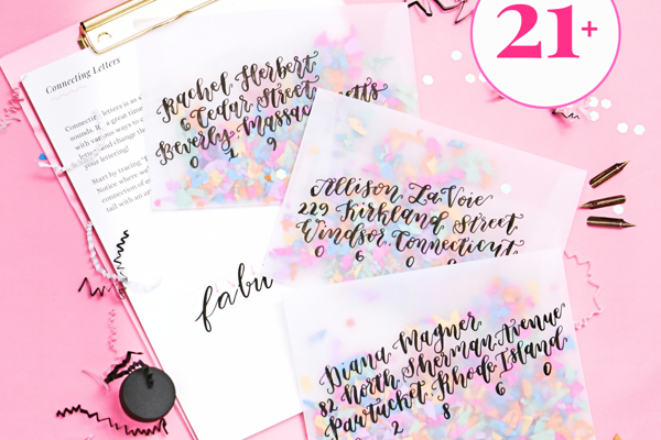 Modern Calligraphy for Beginners & Curse Word Calligraphy at RBF, Your Authentic Champagne Bar