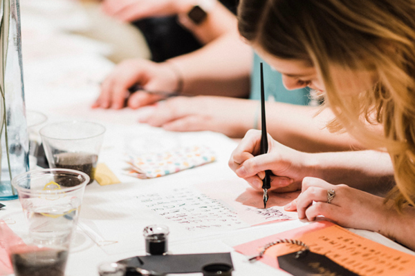 Modern Calligraphy for Beginners at House of Oliver
