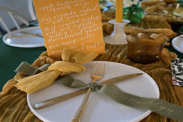 Modern Calligraphy & Holiday Place Card Lettering for Beginners at The Other Half