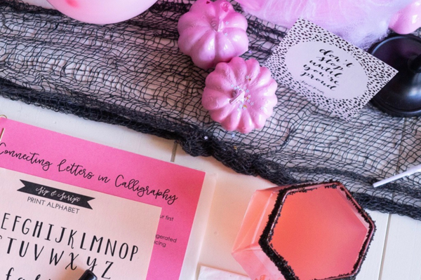 Modern Calligraphy for Beginners at Bubble Bar Boston on Main! (21+)