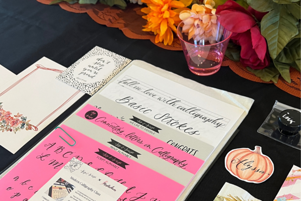 Modern Calligraphy for Beginners at Bakery Lorraine – The Pearl