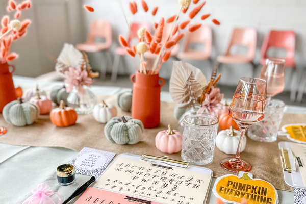 Modern Calligraphy & Pumpkin Lettering for Beginners at Caboose Commons