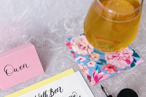 Modern Calligraphy for Beginners @ Devil’s Canyon Brewery in San Carlos!